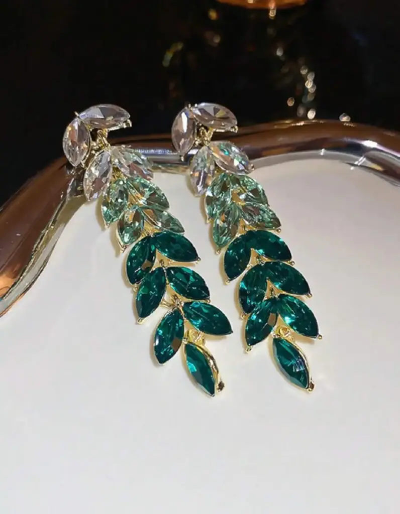 Aretes Hojas - Verdes