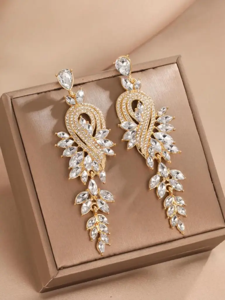 Aretes Glamour - Blancos