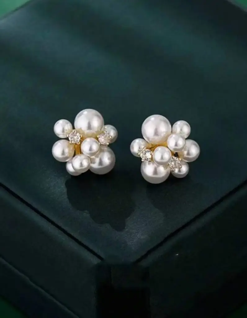 Aretes de Perlas Minimalista