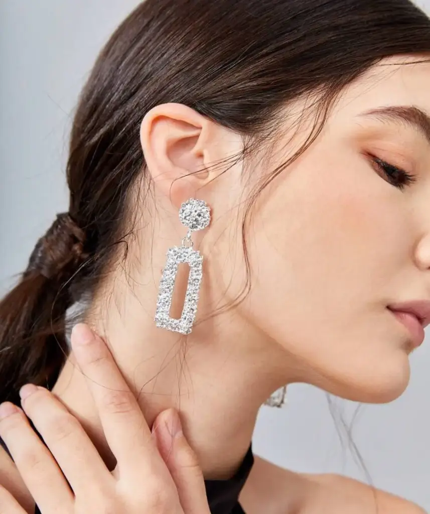 Aretes Biz Chic-Plateados