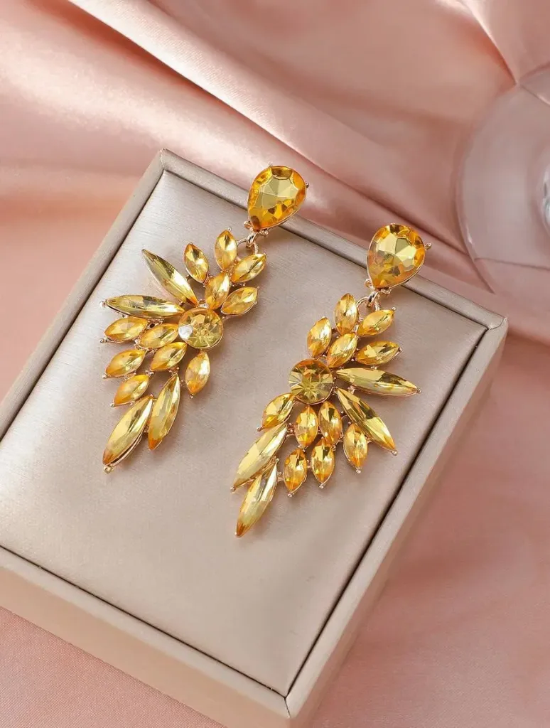 Aretes Sparkly Wing - Dorados